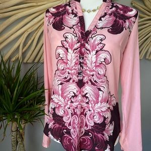 NEW YORK & CO - long sleeved blouse size xs